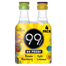 99 Assorted Flavors 4 Pack Liqueur