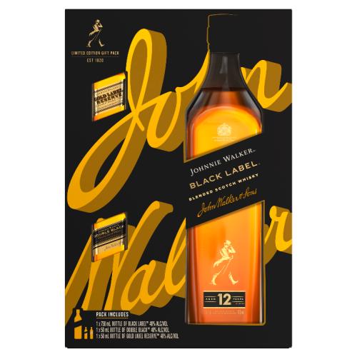 Johnnie Walker Black With Two 50Mls