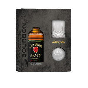 Jim Beam Black With Glasses