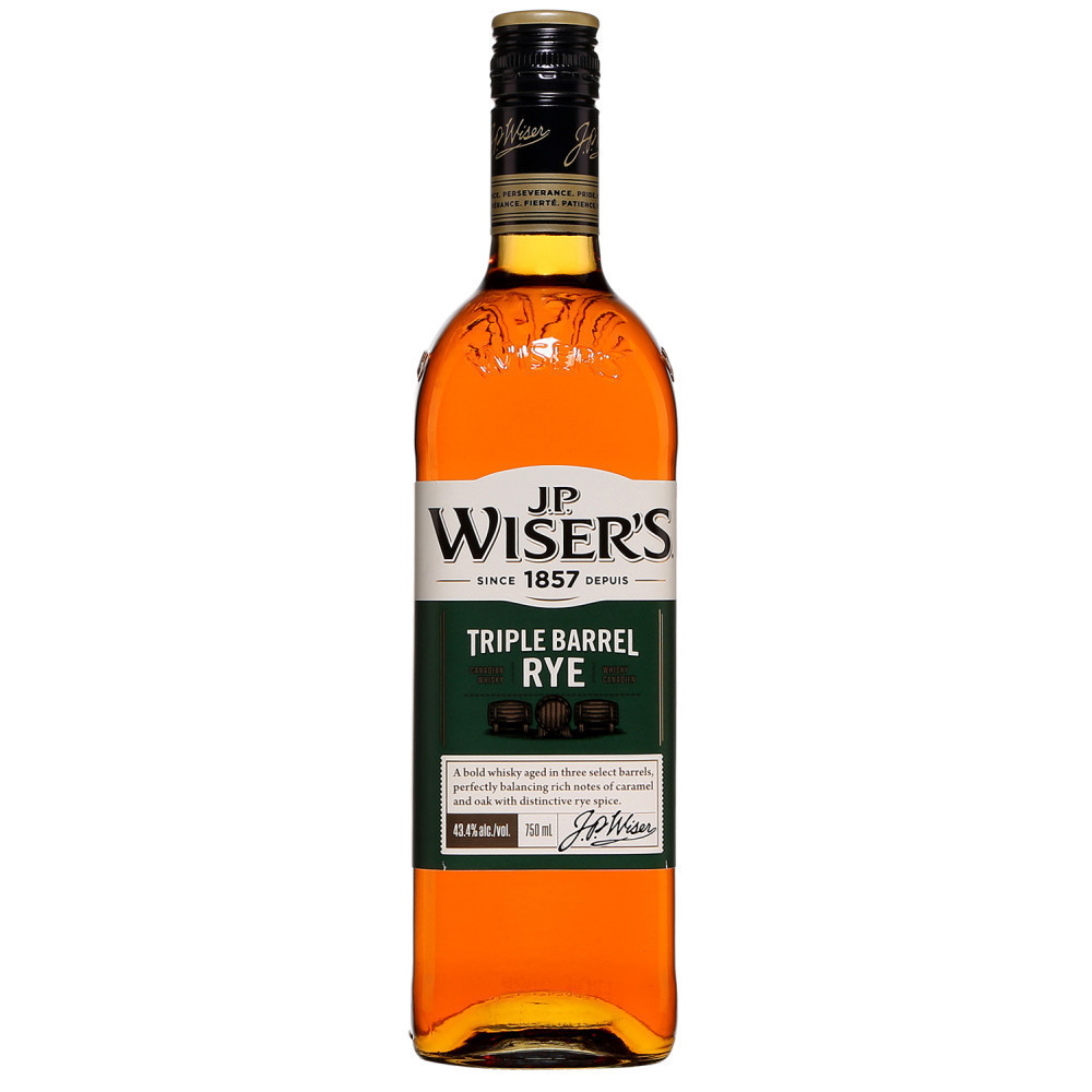 J.P. Wisers Triple Barrel Rye Whisky