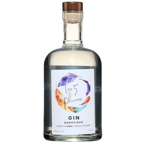 Les 5 Plumes Quebec Gin