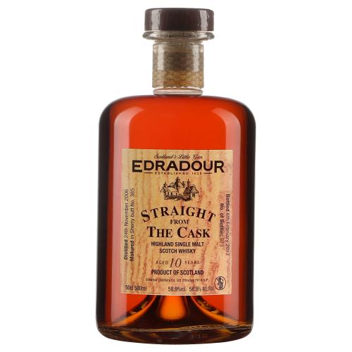 Edradour 10 Years Old Straight From The Cask Sherry Single Malt