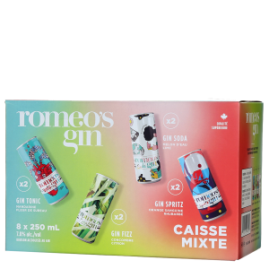 Romeo's Gin Saveurs Assorties Caisse Mixte