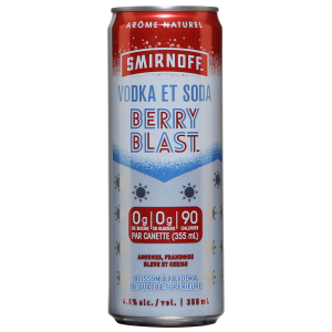 Smirnoff Vodka & Soda Berry Blast