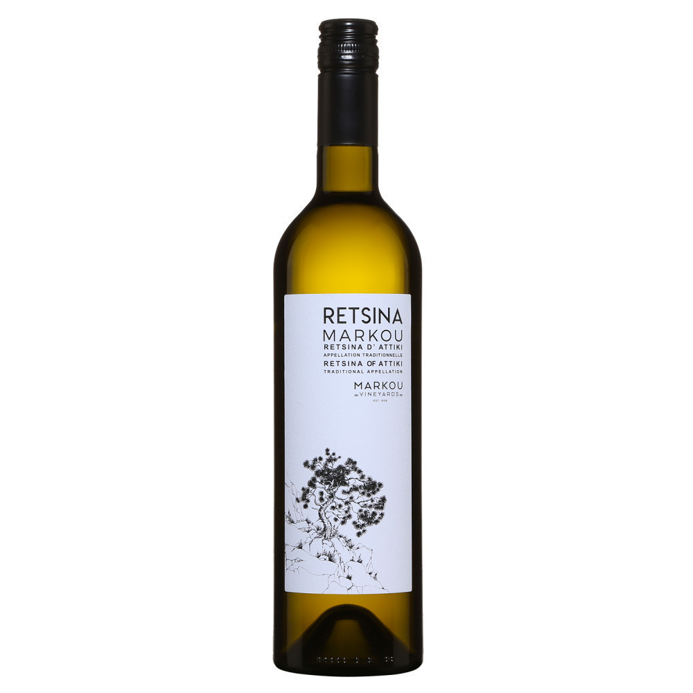 Markou Vineyards Retsina of Attiki White Wine