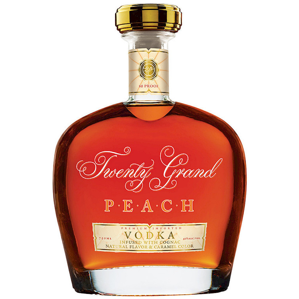 Twenty Grand Peach Vodka infused with Cognac