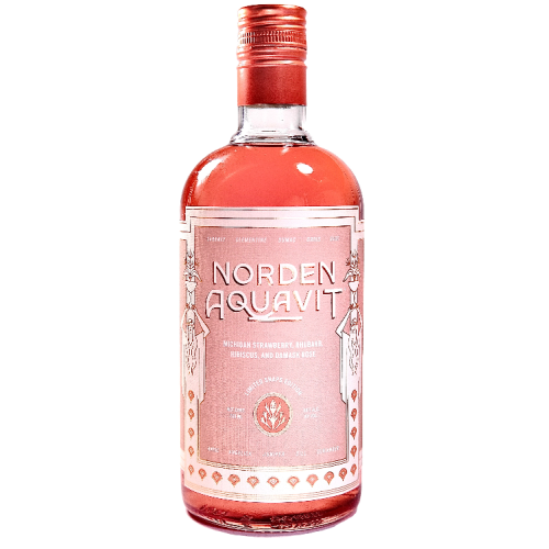 NORDEN Strawberry Rhubarb Aquavit Liqueur