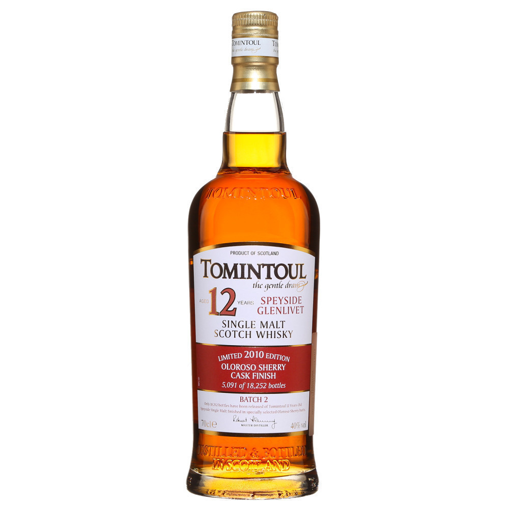 Tomintoul 12 years Oloroso Sherry Cask Finish Speyside Single Malt