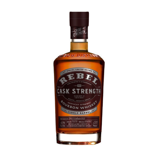 REBEL Cask Strength Single Barrel Bourbon Whiskey