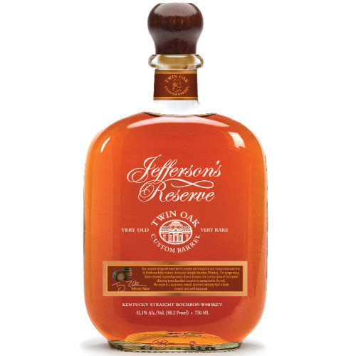 Jeffersons Reserve Twin Oak Barrel Bourbon