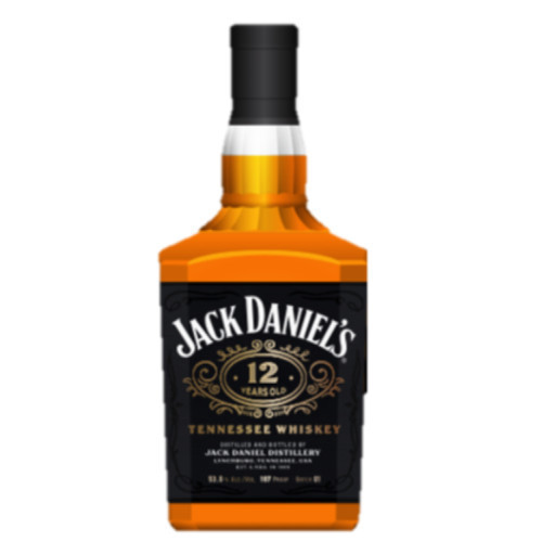 Jack Daniels 12 Year Old Tennessee Whiskey