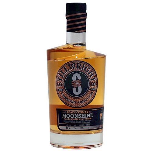 Stillwrights Peach Cobbler Moonshine Corn Whiskey