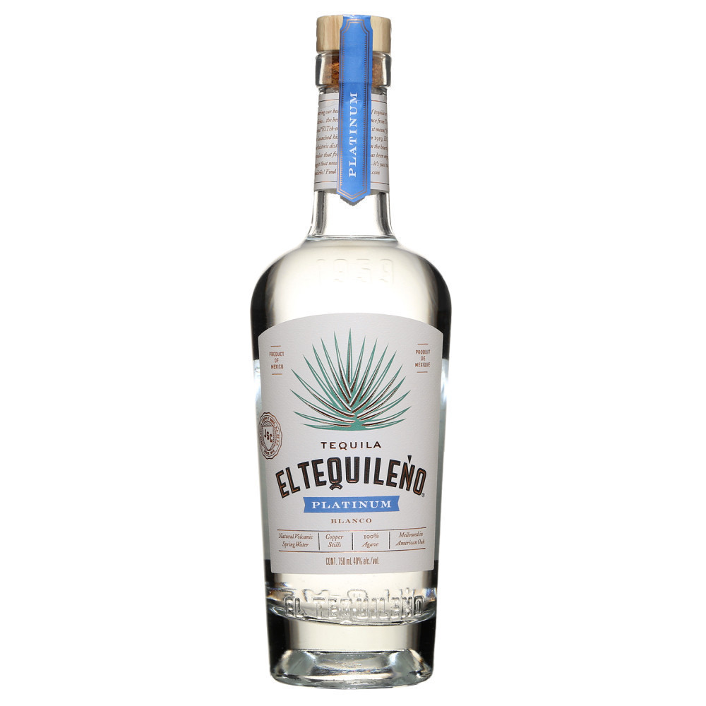 El Tequileno Platinum Blanco Tequila