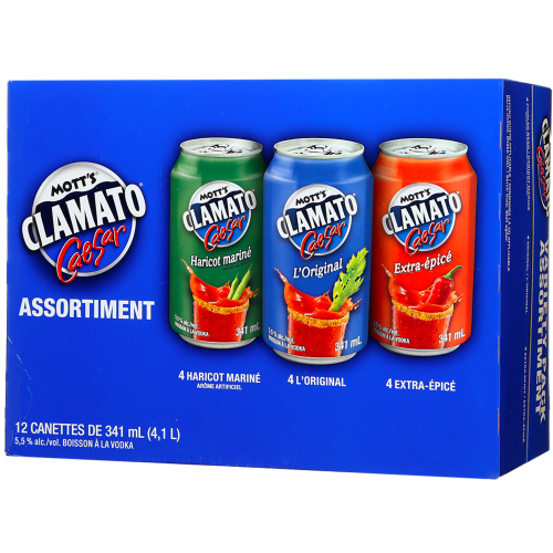 Mott's Clamato Caesar Saveurs Assorties