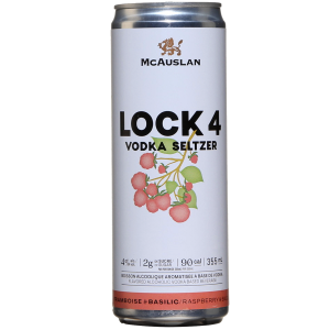 Distillerie McAuslan Lock 4 Seltzer Raspberry-Basil