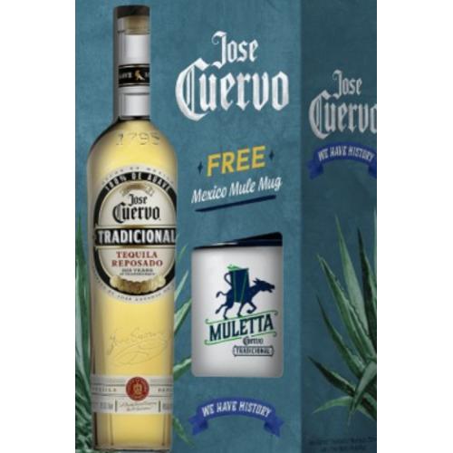 Jose Cuervo Tradicional Reposado With Mule Mug