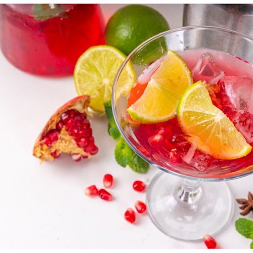 Pomegranate Martini Mocktail Recipe