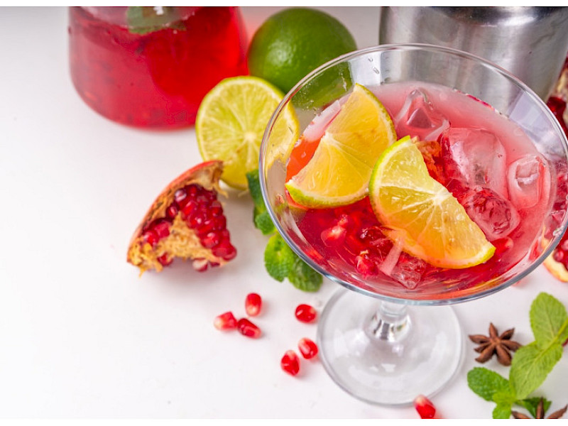 Pomegranate Martini Mocktail Recipe