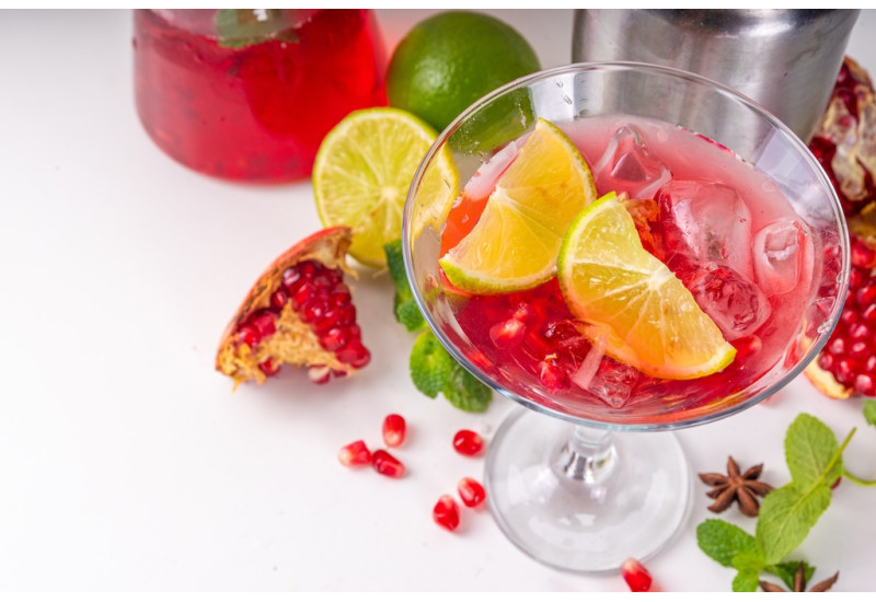 Pomegranate Martini Mocktail Recipe