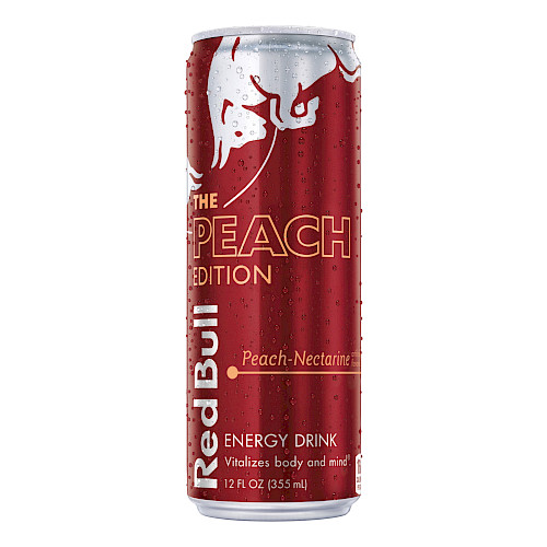 Red Bull Peach Edition Energy Drink