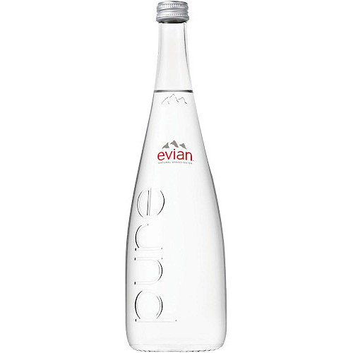 Evian Natural Sparkling Mineral Water