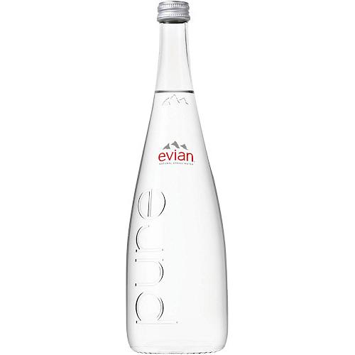 Evian Natural Sparkling Mineral Water