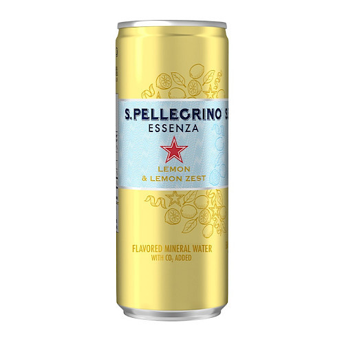 S.Pellegrino Essenza Lemon & Lemon Zest Flavoured Water
