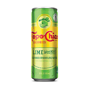 Topo Chico Sabores Lime with Mint Extract