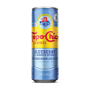 Topo Chico Sabores Blueberry with Hibiscus Extract