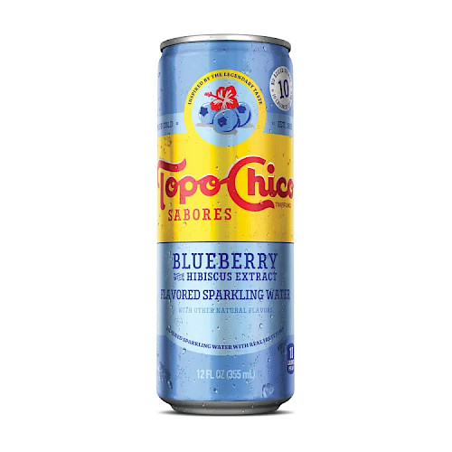 Topo Chico Sabores Blueberry with Hibiscus Extract