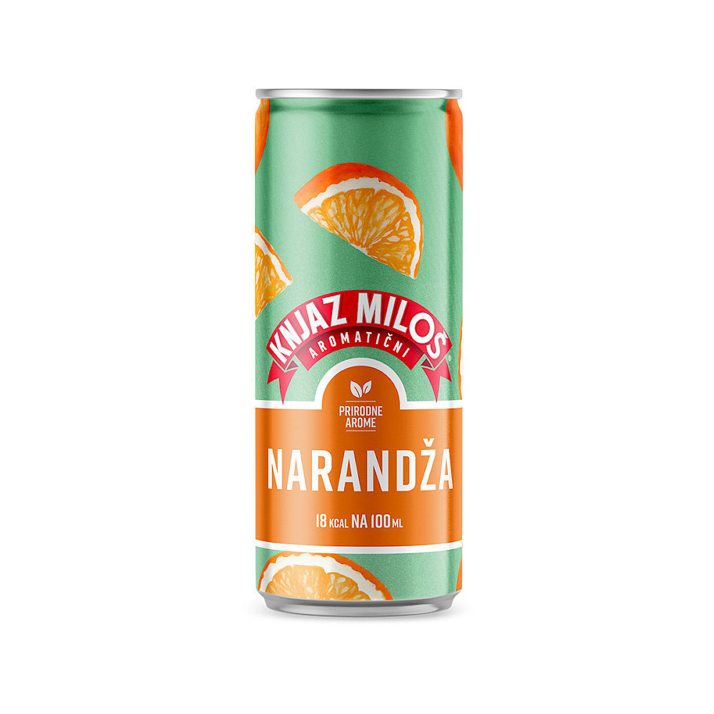 Knjaz Miloš Sparkling Orange Water