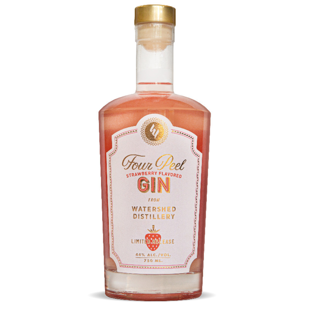 Strawberry Four Peel Gin From Watershed Distillery