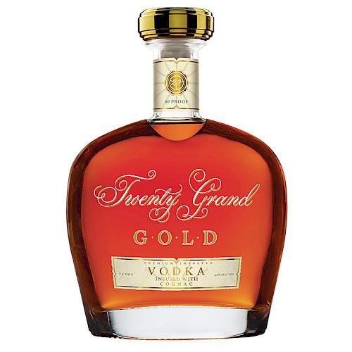 Twenty Grand Gold Vodka infused with Cognac