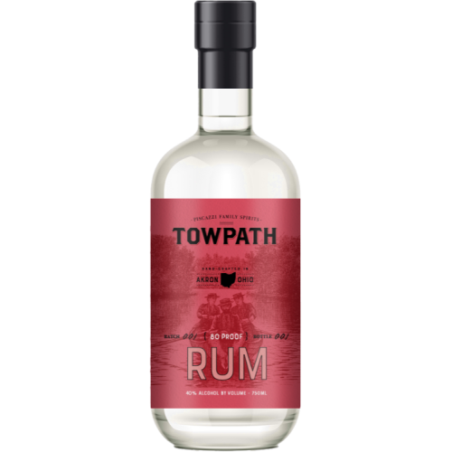 Towpath Rum Silver White Rum